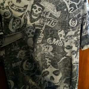 Misfits all over print shirt vintage 2011 shirt